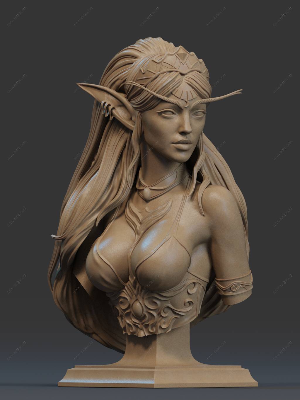 P站图纸印象馆 CA3D 2025年半身像合集 CA3D 2025年半身像合集