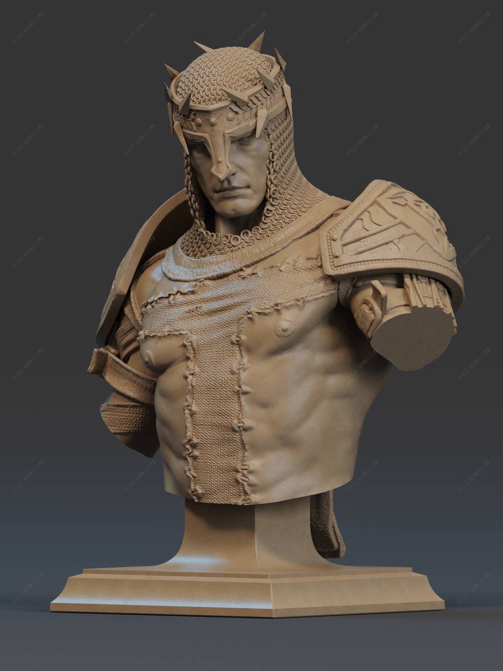 P站图纸印象馆 CA3D 2025年半身像合集 CA3D 2025年半身像合集