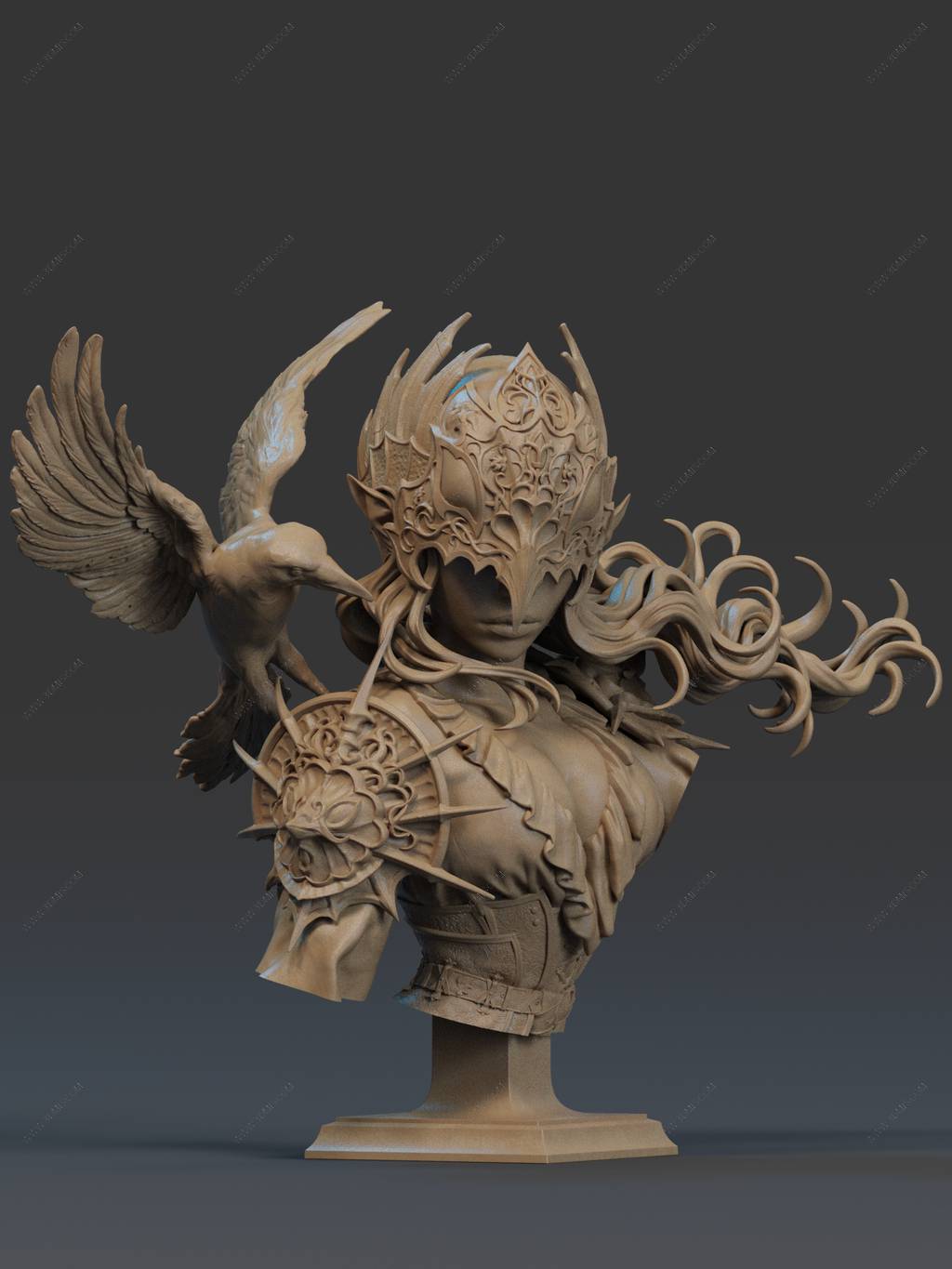 P站图纸印象馆 CA3D 2025年半身像合集 CA3D 2025年半身像合集