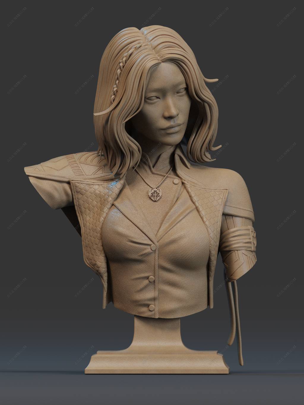 P站图纸印象馆 CA3D 2025年半身像合集 CA3D 2025年半身像合集