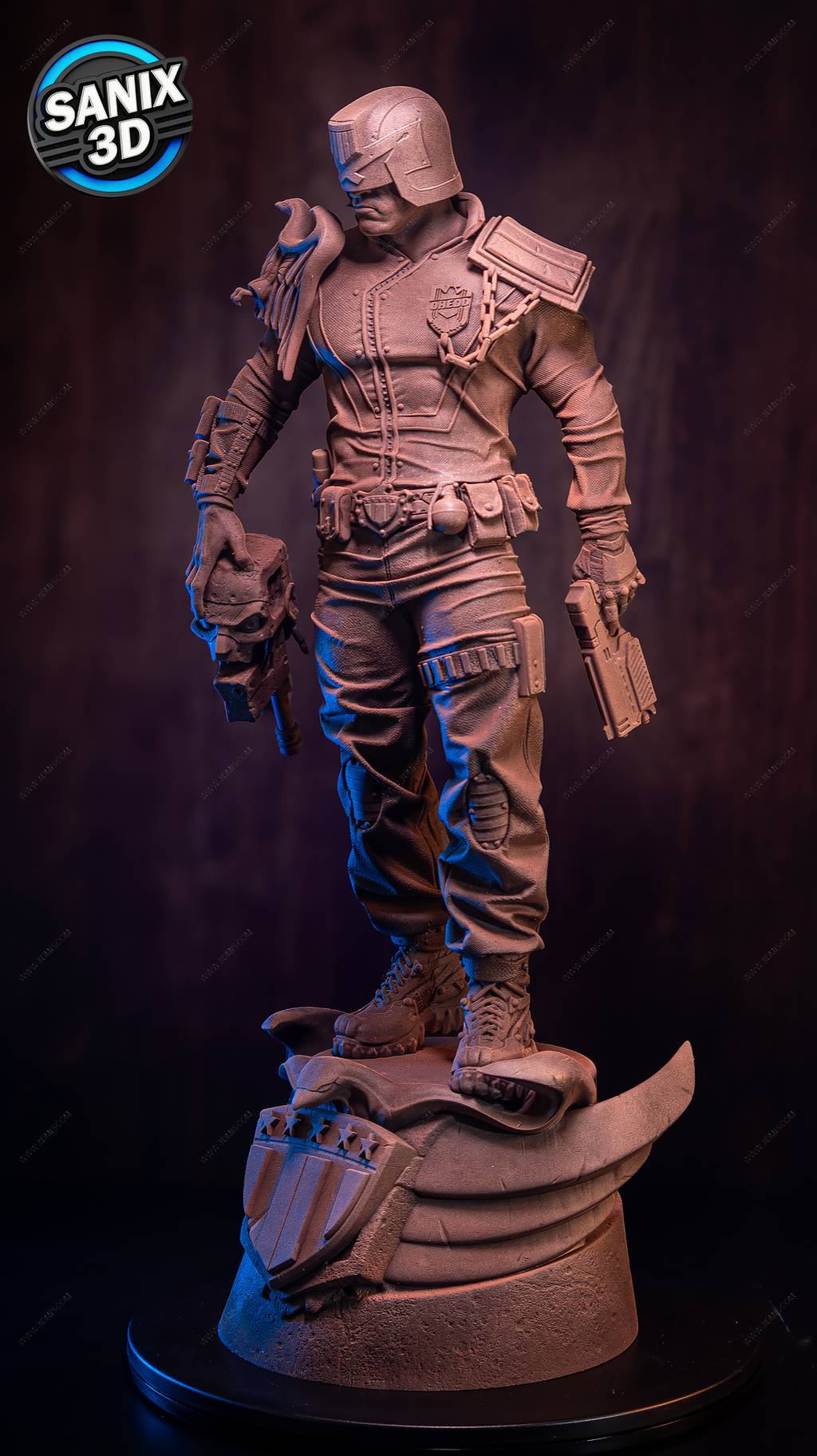 P站图纸印象馆 Sanix3d 特警判官 Sanix3d 特警判官