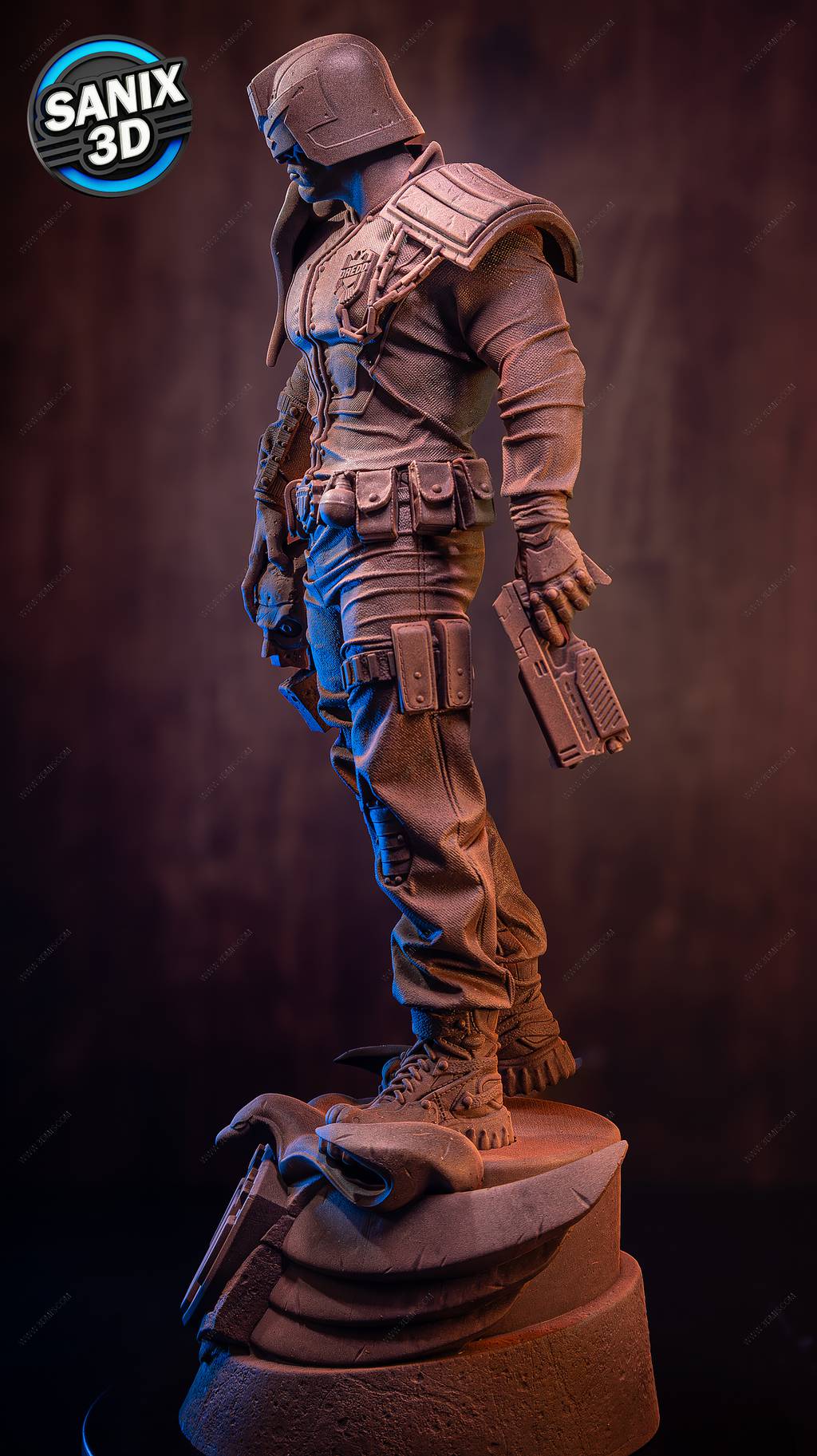 P站图纸印象馆 Sanix3d 特警判官 Sanix3d 特警判官