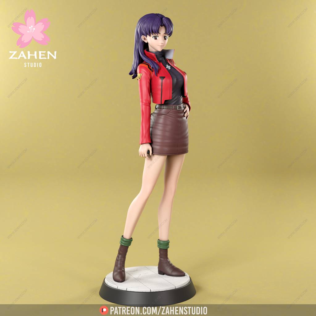 P站图纸印象馆 ZahenStudio 新世纪福音战士 葛城美里 ZahenStudio 新世纪福音战士 葛城美里