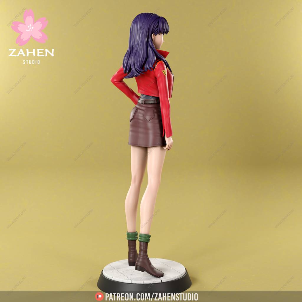 P站图纸印象馆 ZahenStudio 新世纪福音战士 葛城美里 ZahenStudio 新世纪福音战士 葛城美里