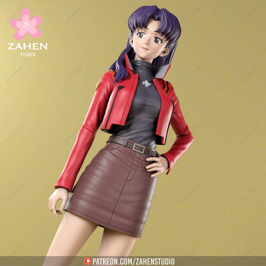 P站图纸印象馆 ZahenStudio 新世纪福音战士 葛城美里 ZahenStudio 新世纪福音战士 葛城美里