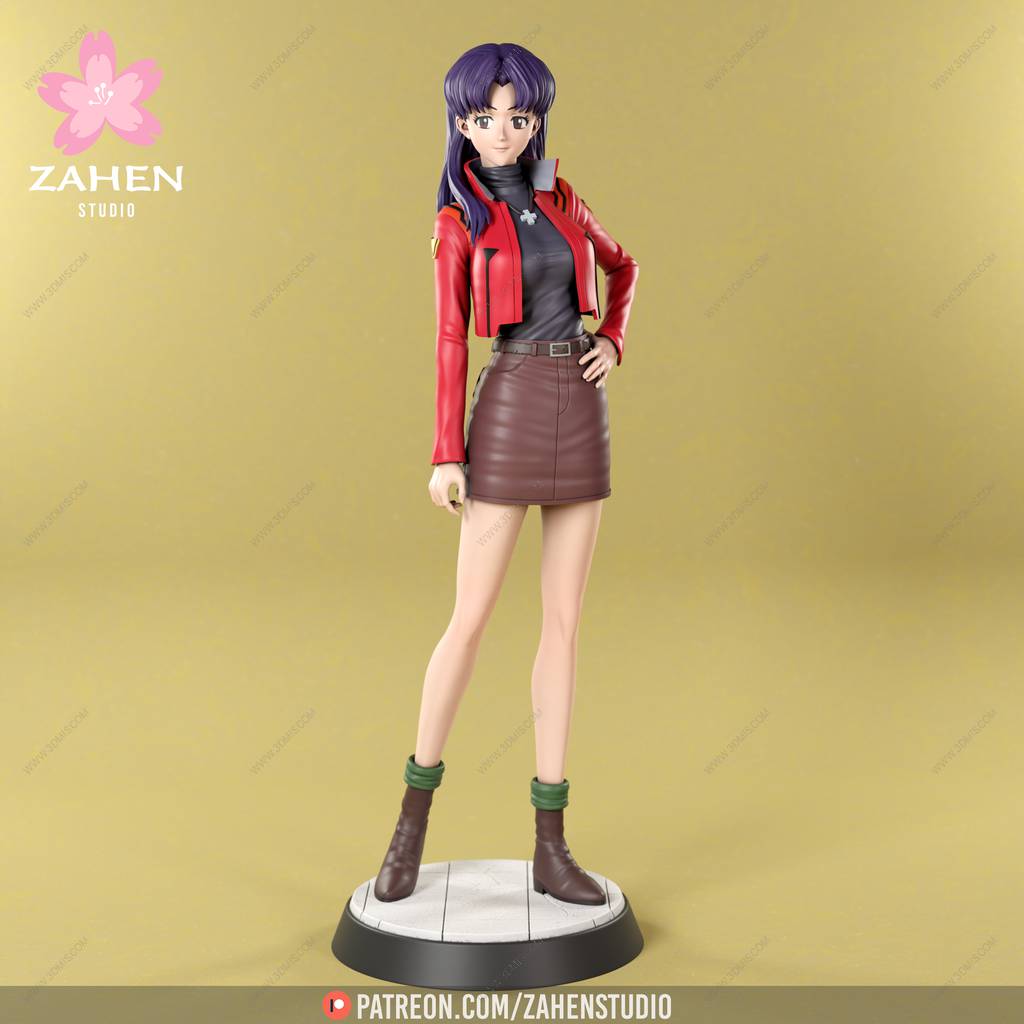 P站图纸印象馆 ZahenStudio 新世纪福音战士 葛城美里 ZahenStudio 新世纪福音战士 葛城美里