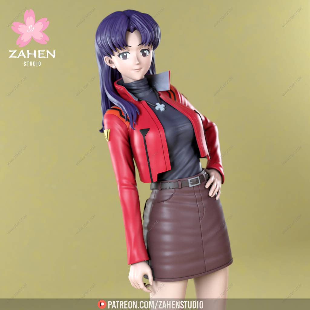 P站图纸印象馆 ZahenStudio 新世纪福音战士 葛城美里 ZahenStudio 新世纪福音战士 葛城美里