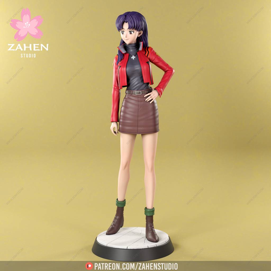 P站图纸印象馆 ZahenStudio 新世纪福音战士 葛城美里 ZahenStudio 新世纪福音战士 葛城美里