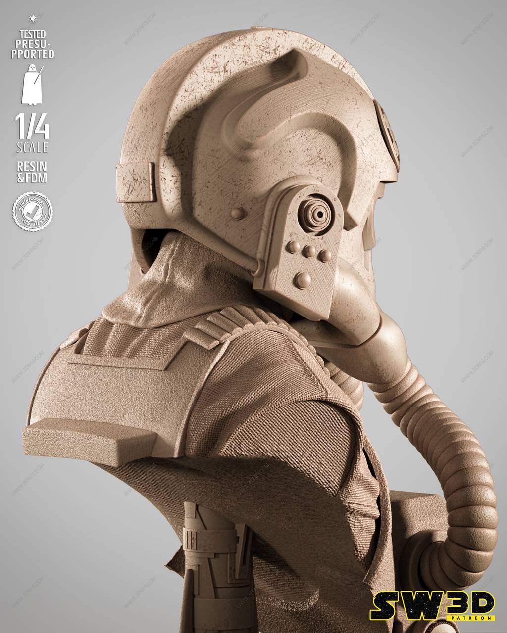 P站图纸印象馆 SW3D 星球大战 精英飞行员 SW3D 星球大战 精英飞行员