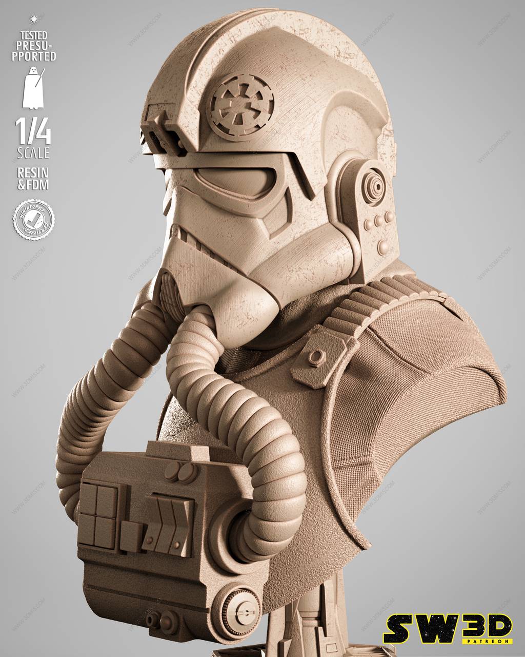 P站图纸印象馆 SW3D 星球大战 精英飞行员 SW3D 星球大战 精英飞行员