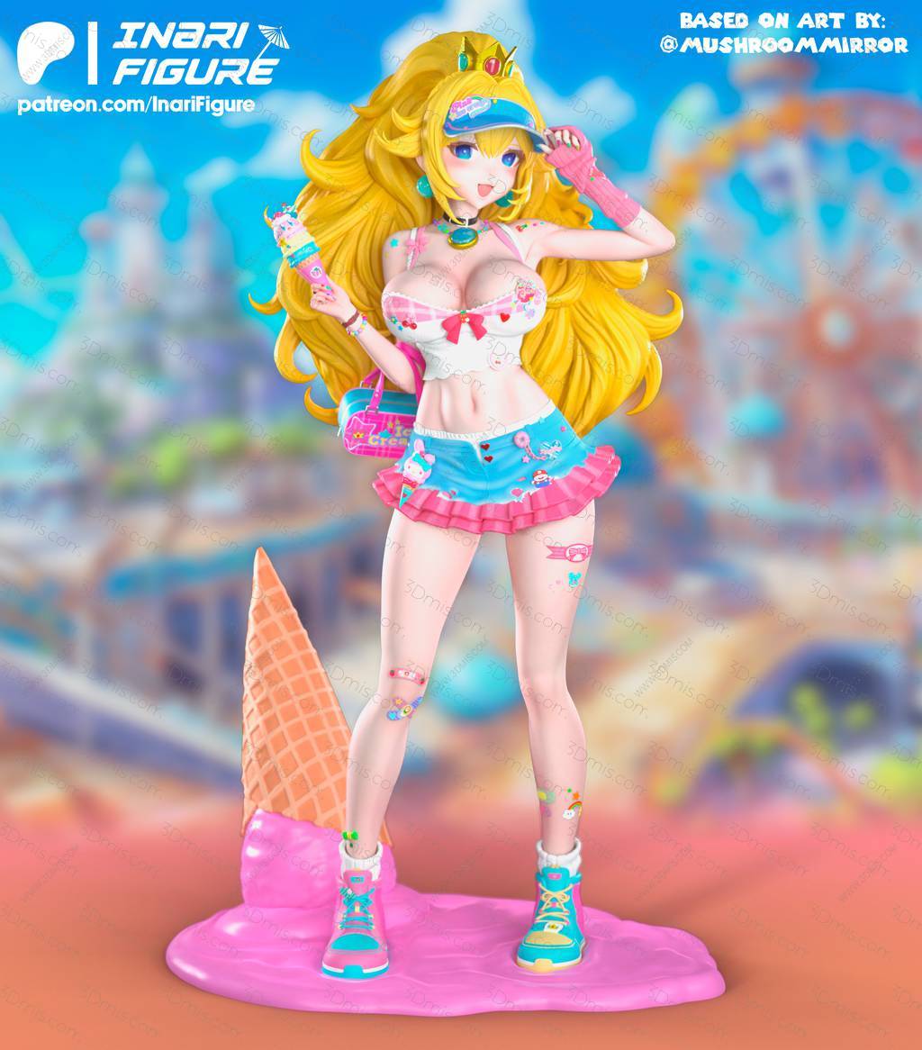 P站图纸印象馆 超级马力欧兄弟 碧姬公主 超级马力欧兄弟 碧姬公主