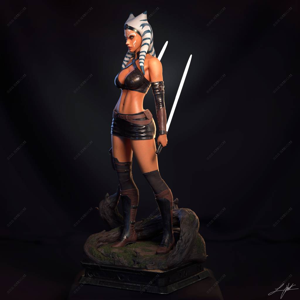 P站图纸印象馆 ABE3D 星球大战 阿索卡·塔诺 ABE3D 星球大战 阿索卡·塔诺