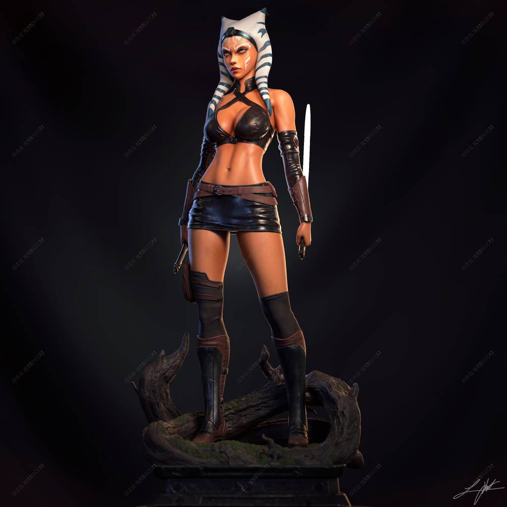 P站图纸印象馆 ABE3D 星球大战 阿索卡·塔诺 ABE3D 星球大战 阿索卡·塔诺