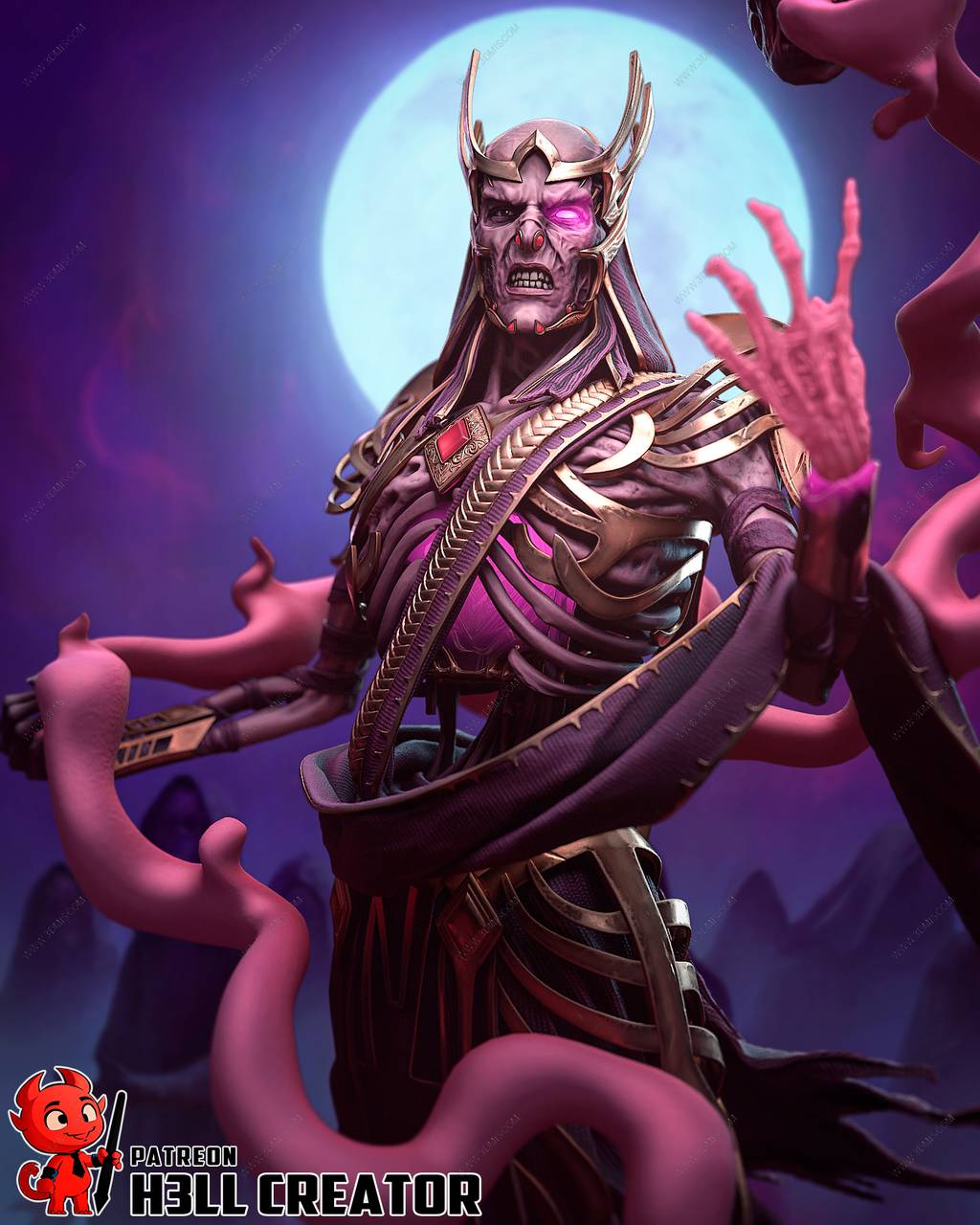 P站图纸印象馆 H3LL 怪奇物语 维克那 H3LL 怪奇物语 维克那