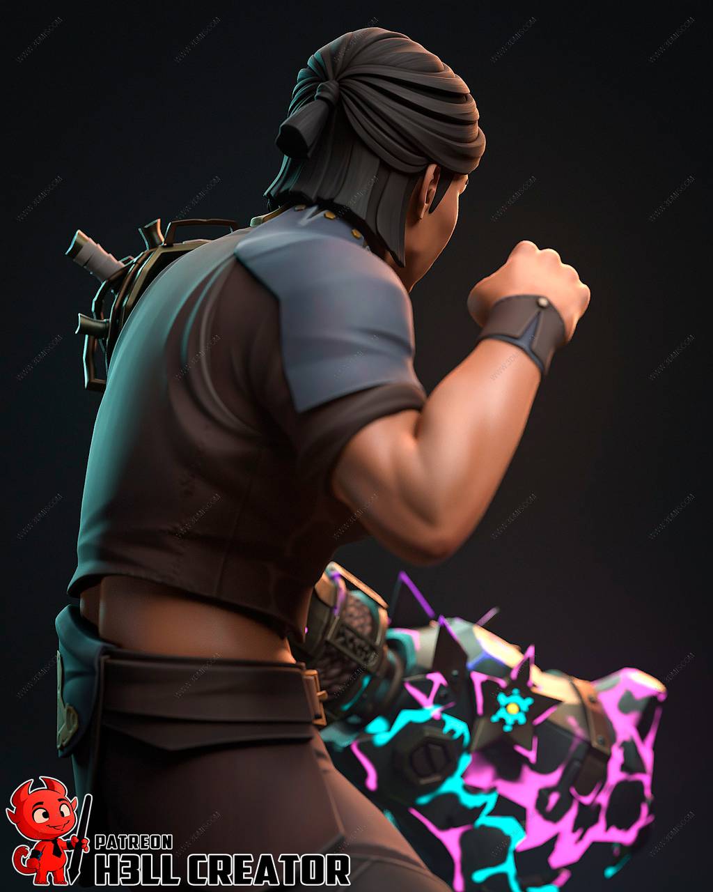 P站图纸印象馆 H3LL 英雄联盟 塞薇卡 H3LL 英雄联盟 塞薇卡