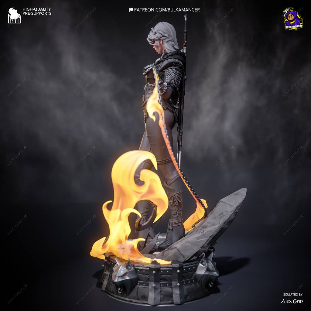 P站图纸印象馆 Bulkamancer 猎魔人 希里 Bulkamancer 猎魔人 希里