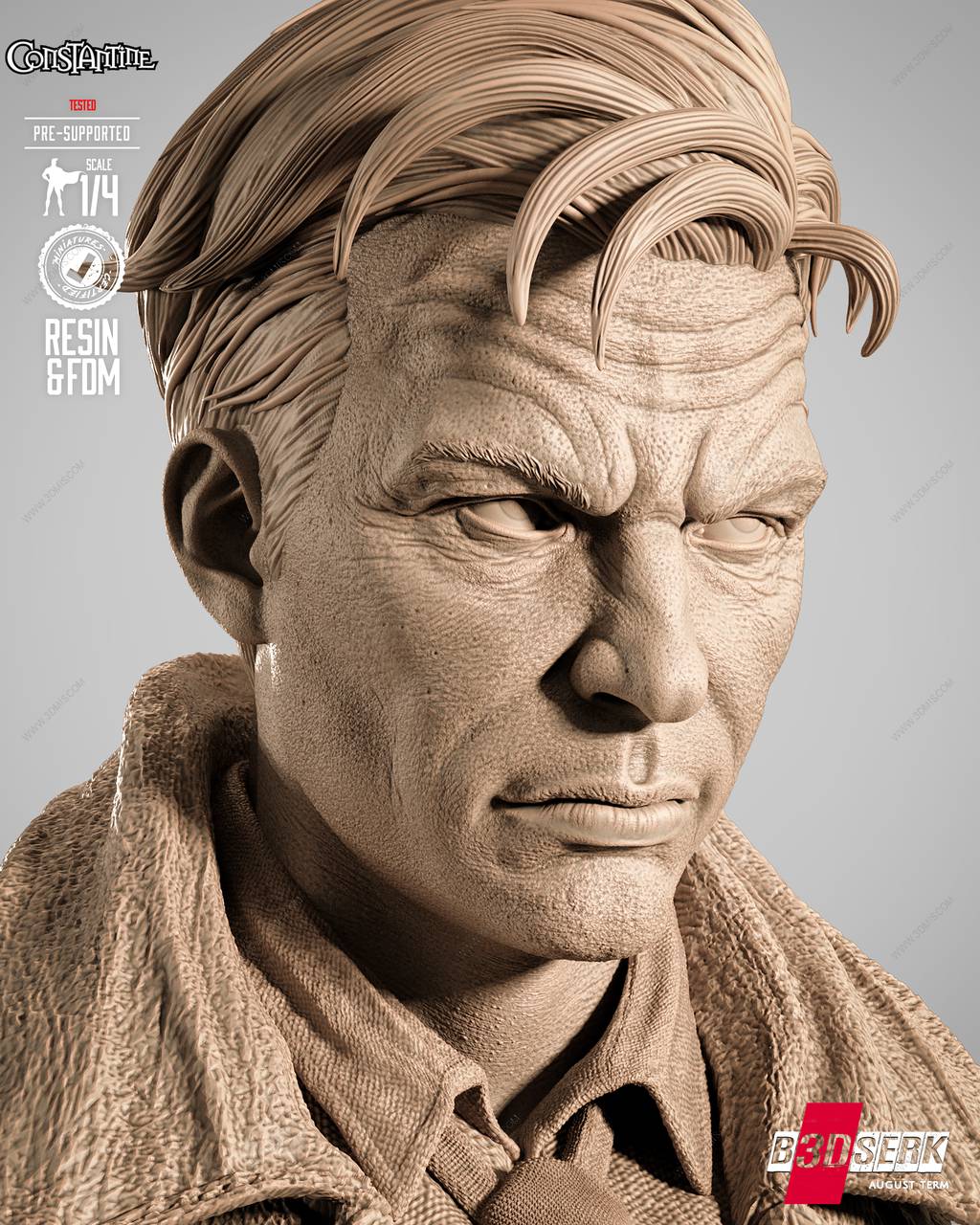 P站图纸印象馆 B3DSERK DC漫画 约翰·康斯坦丁 B3DSERK DC漫画 约翰·康斯坦丁