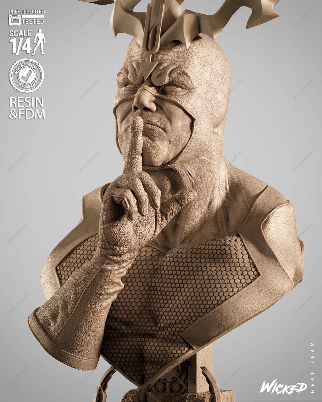 P站图纸印象馆 3DWicked 漫威 布莱克卡德·伯特刚 3DWicked 漫威 布莱克卡德·伯特刚