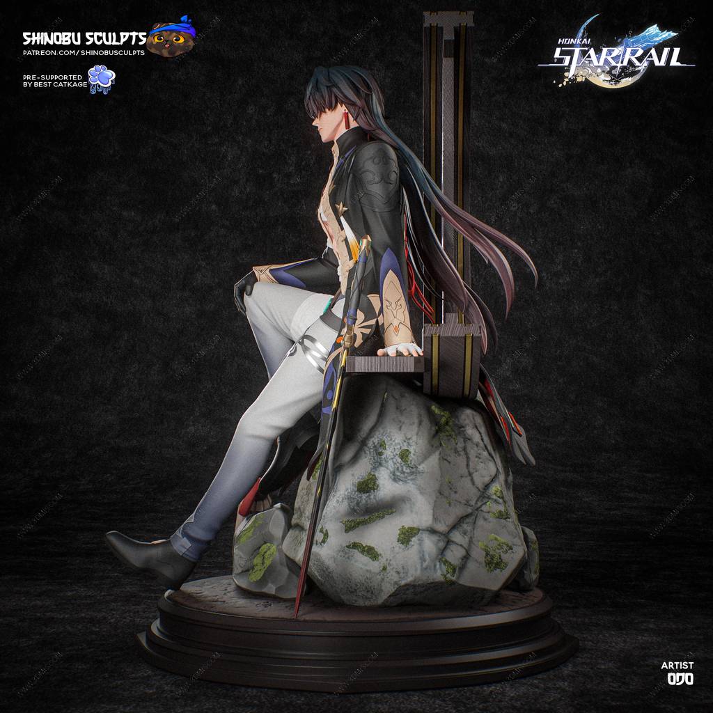 P站图纸印象馆 Shinobu Sculpts 崩坏:星穹铁道 刃 Shinobu Sculpts 崩坏:星穹铁道 刃