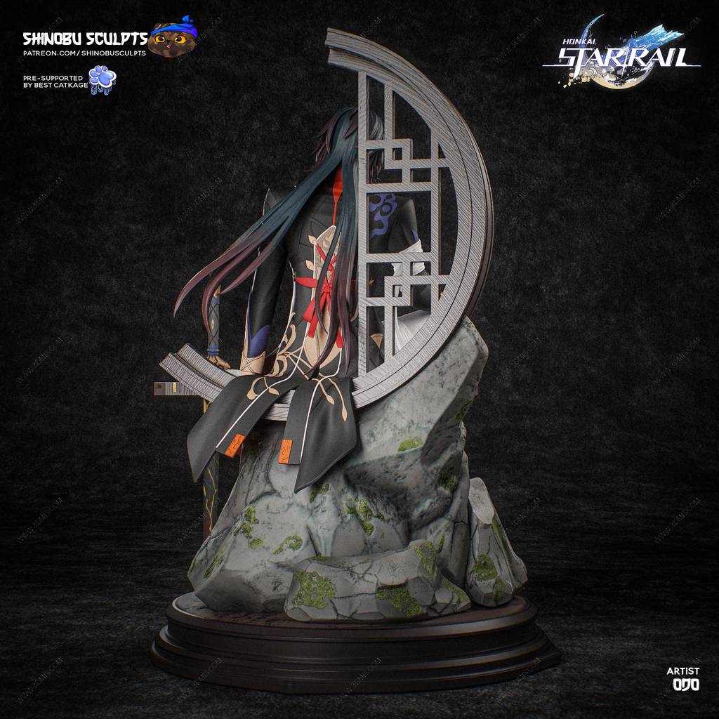 P站图纸印象馆 Shinobu Sculpts 崩坏:星穹铁道 刃 Shinobu Sculpts 崩坏:星穹铁道 刃