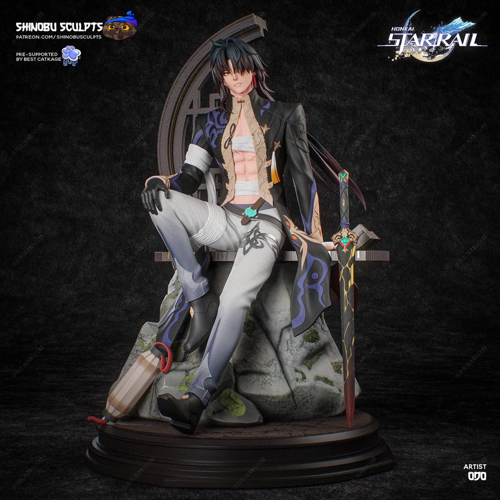 P站图纸印象馆 Shinobu Sculpts 崩坏:星穹铁道 刃 Shinobu Sculpts 崩坏:星穹铁道 刃