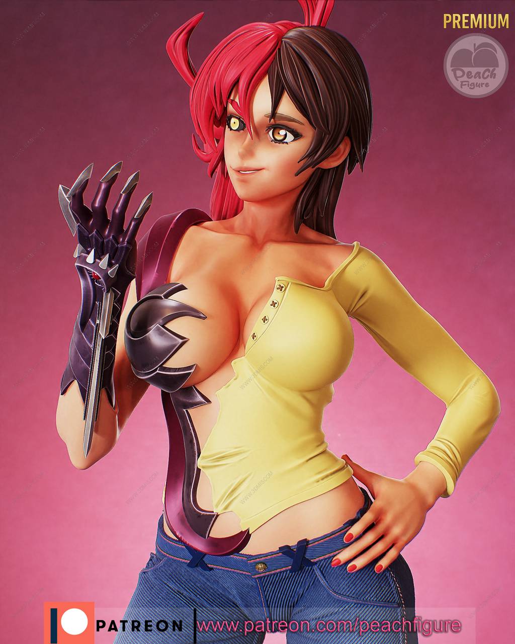 P站图纸印象馆 Peach Figure 魔女之刃 天羽雅音 Peach Figure 魔女之刃 天羽雅音