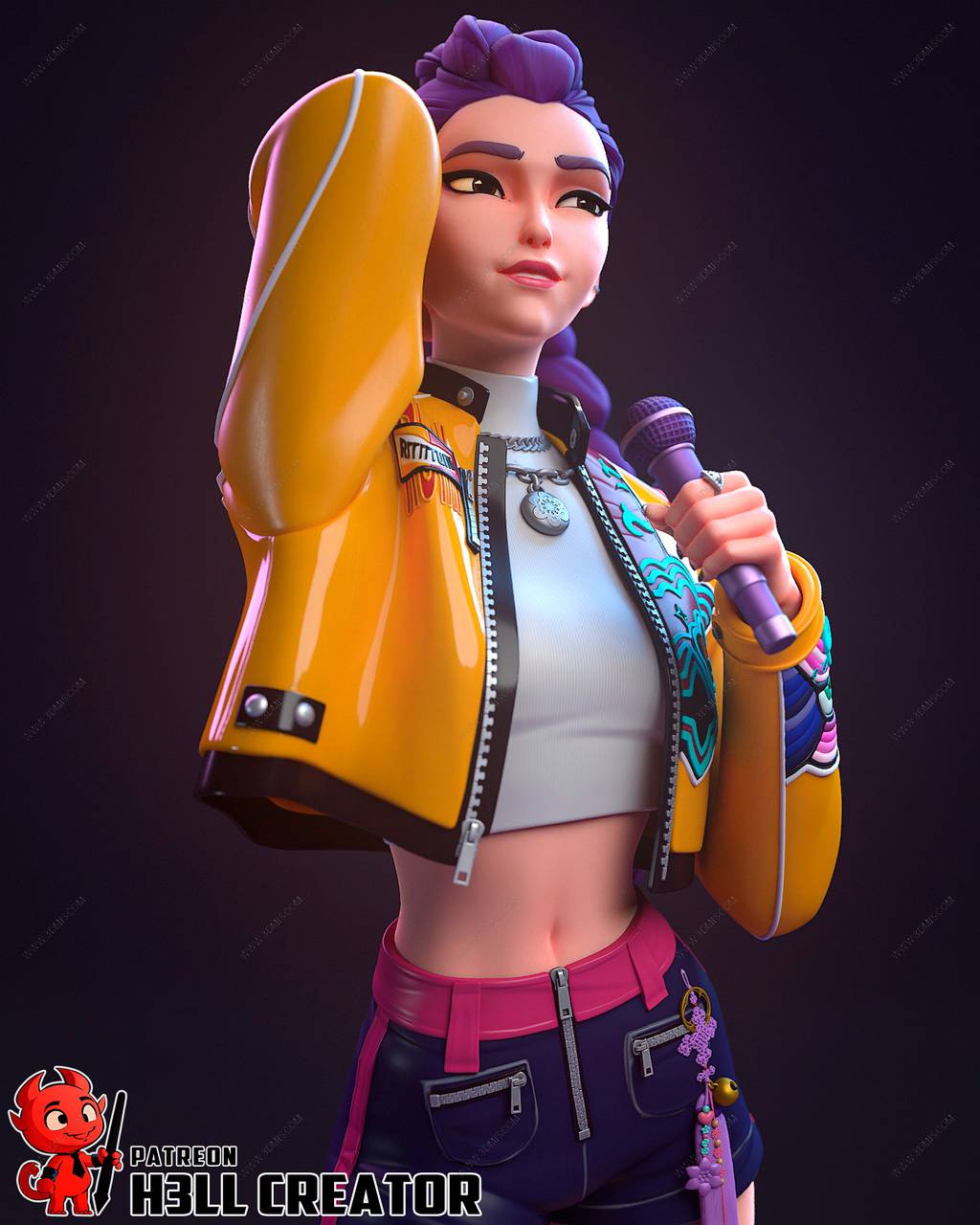 P站图纸印象馆 H3LL 猎魔女团 鲁米 H3LL 猎魔女团 鲁米