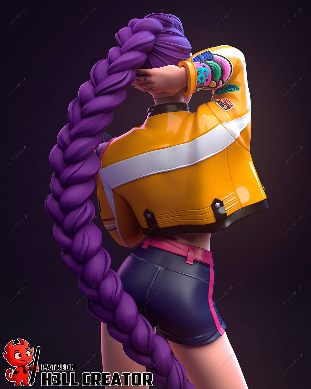 P站图纸印象馆 H3LL 猎魔女团 鲁米 H3LL 猎魔女团 鲁米