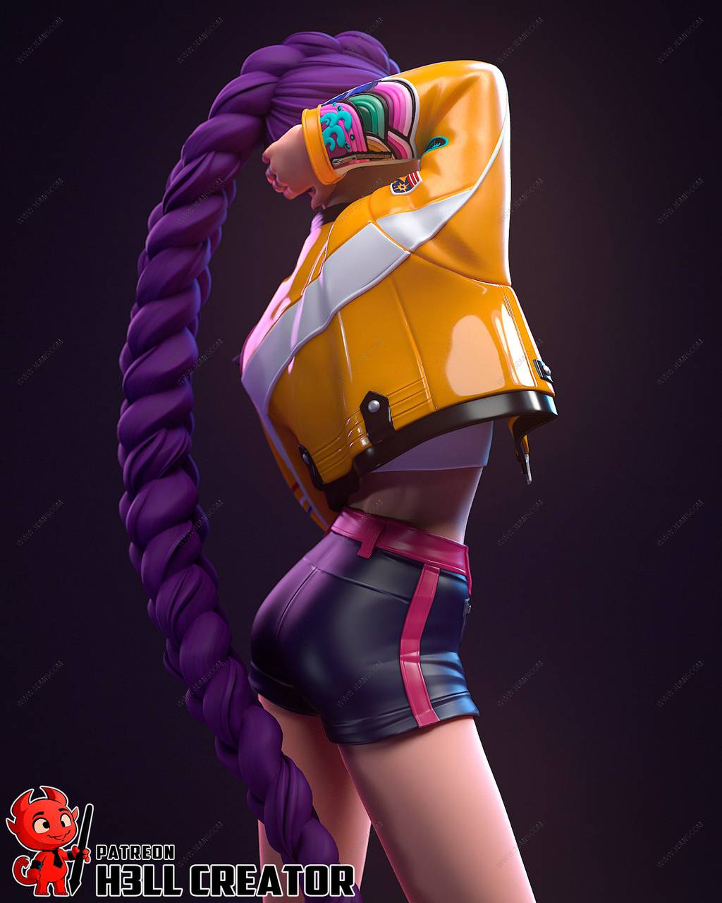 P站图纸印象馆 H3LL 猎魔女团 鲁米 H3LL 猎魔女团 鲁米