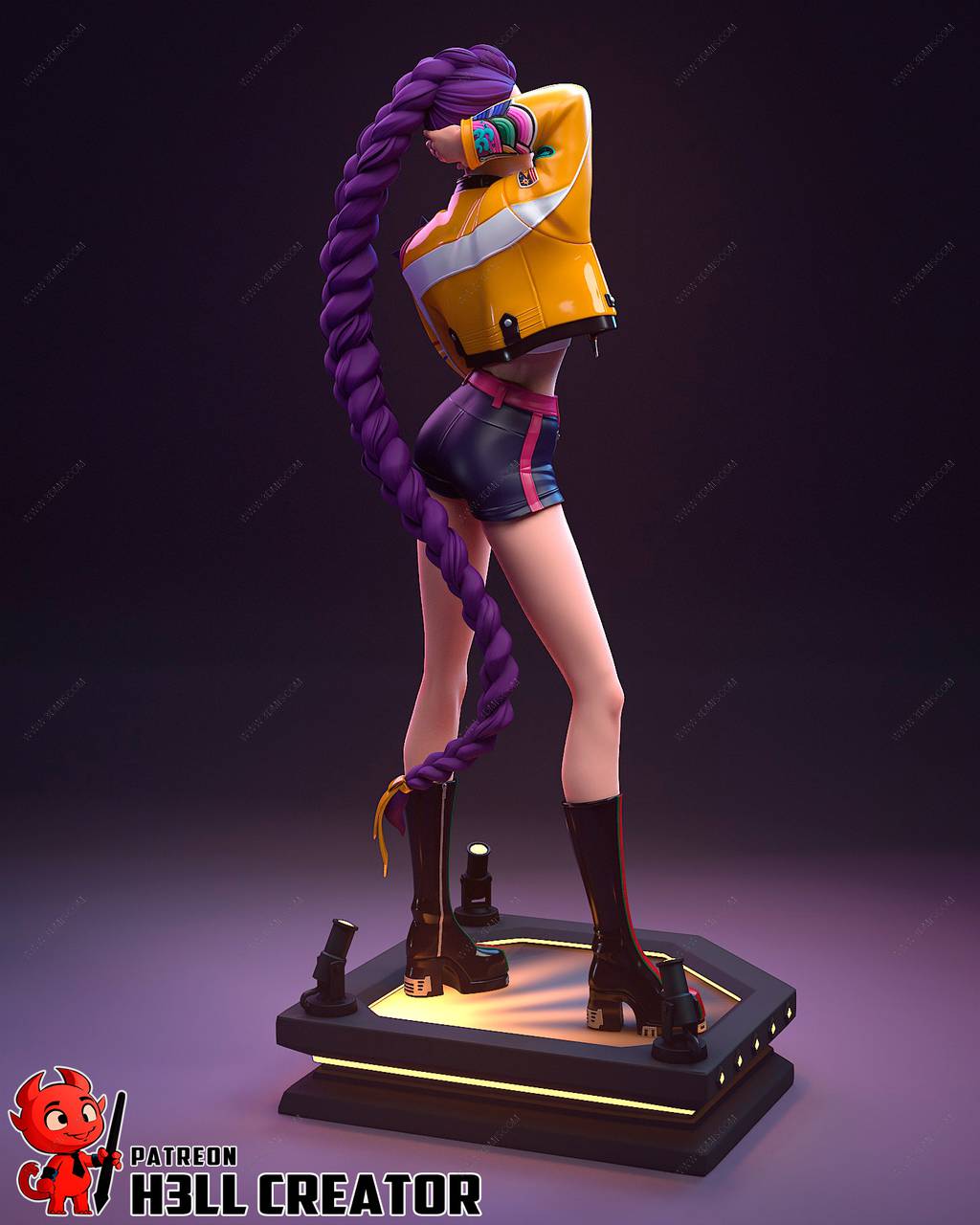 P站图纸印象馆 H3LL 猎魔女团 鲁米 H3LL 猎魔女团 鲁米