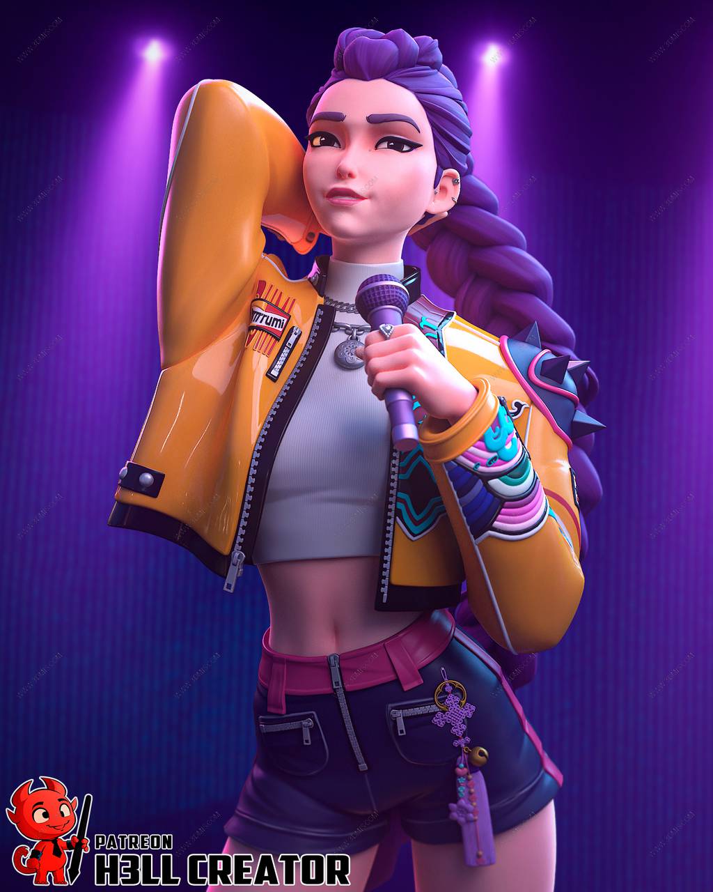 P站图纸印象馆 H3LL 猎魔女团 鲁米 H3LL 猎魔女团 鲁米