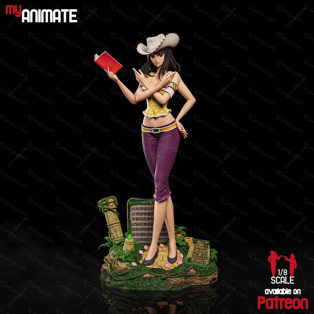 P站图纸印象馆 MyAnimate 海贼王 妮可·罗宾 MyAnimate 海贼王 妮可·罗宾