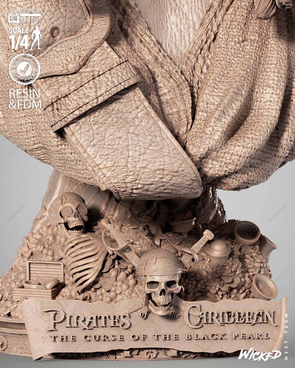 P站图纸印象馆 3DWicked 加勒比海盗 杰克·斯帕罗 3DWicked 加勒比海盗 杰克·斯帕罗