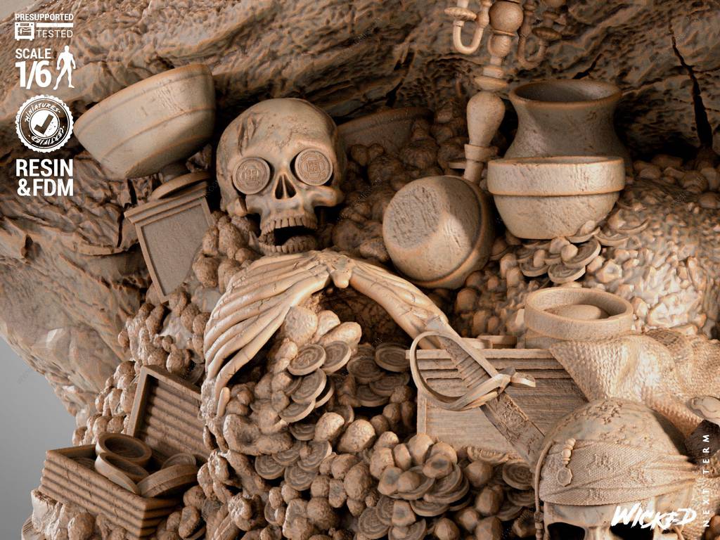 P站图纸印象馆 3DWicked 加勒比海盗 杰克·斯帕罗和赫克托·巴博萨 3DWicked 加勒比海盗 杰克·斯帕罗和赫克托·巴博萨