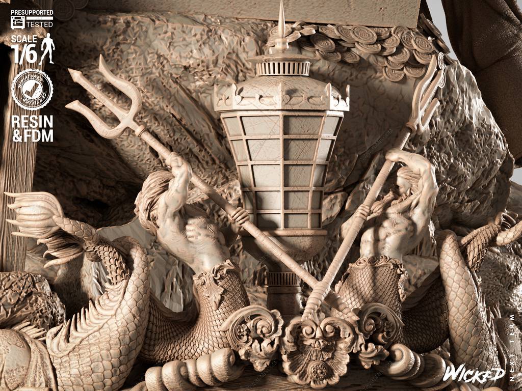 P站图纸印象馆 3DWicked 加勒比海盗 杰克·斯帕罗和赫克托·巴博萨 3DWicked 加勒比海盗 杰克·斯帕罗和赫克托·巴博萨