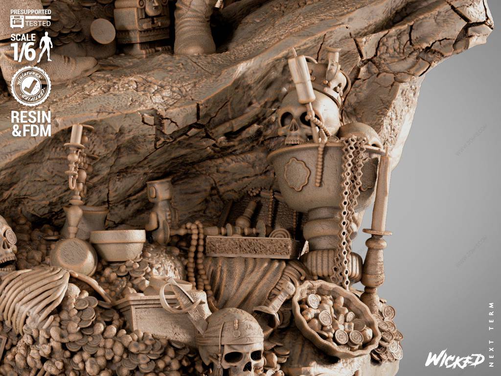 P站图纸印象馆 3DWicked 加勒比海盗 杰克·斯帕罗和赫克托·巴博萨 3DWicked 加勒比海盗 杰克·斯帕罗和赫克托·巴博萨