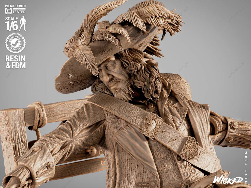 P站图纸印象馆 3DWicked 加勒比海盗 杰克·斯帕罗和赫克托·巴博萨 3DWicked 加勒比海盗 杰克·斯帕罗和赫克托·巴博萨