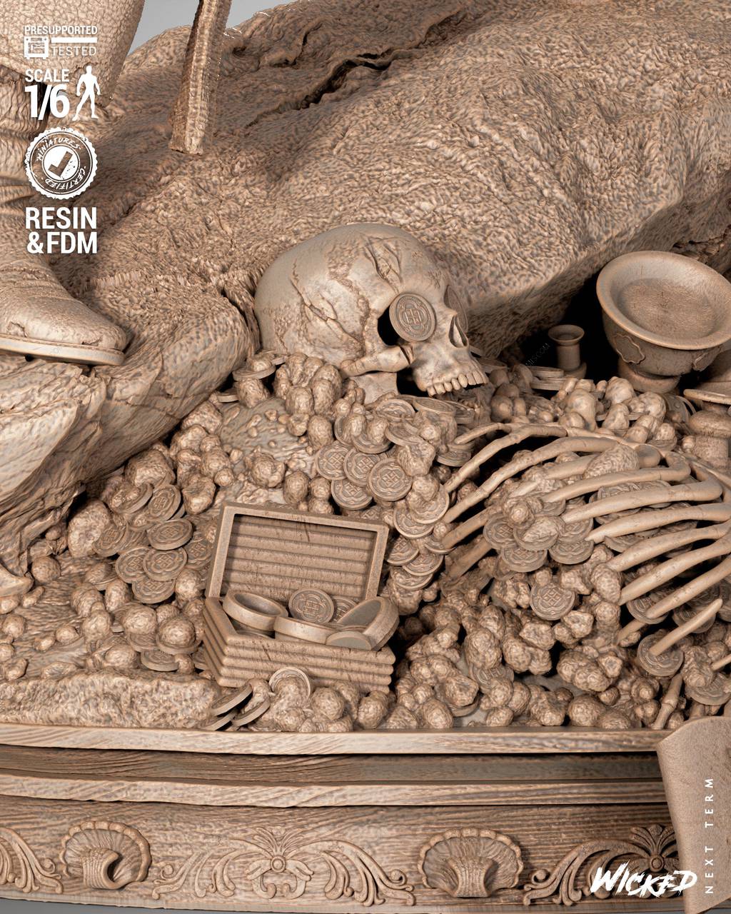 P站图纸印象馆 3DWicked 加勒比海盗 杰克·斯帕罗 3DWicked 加勒比海盗 杰克·斯帕罗