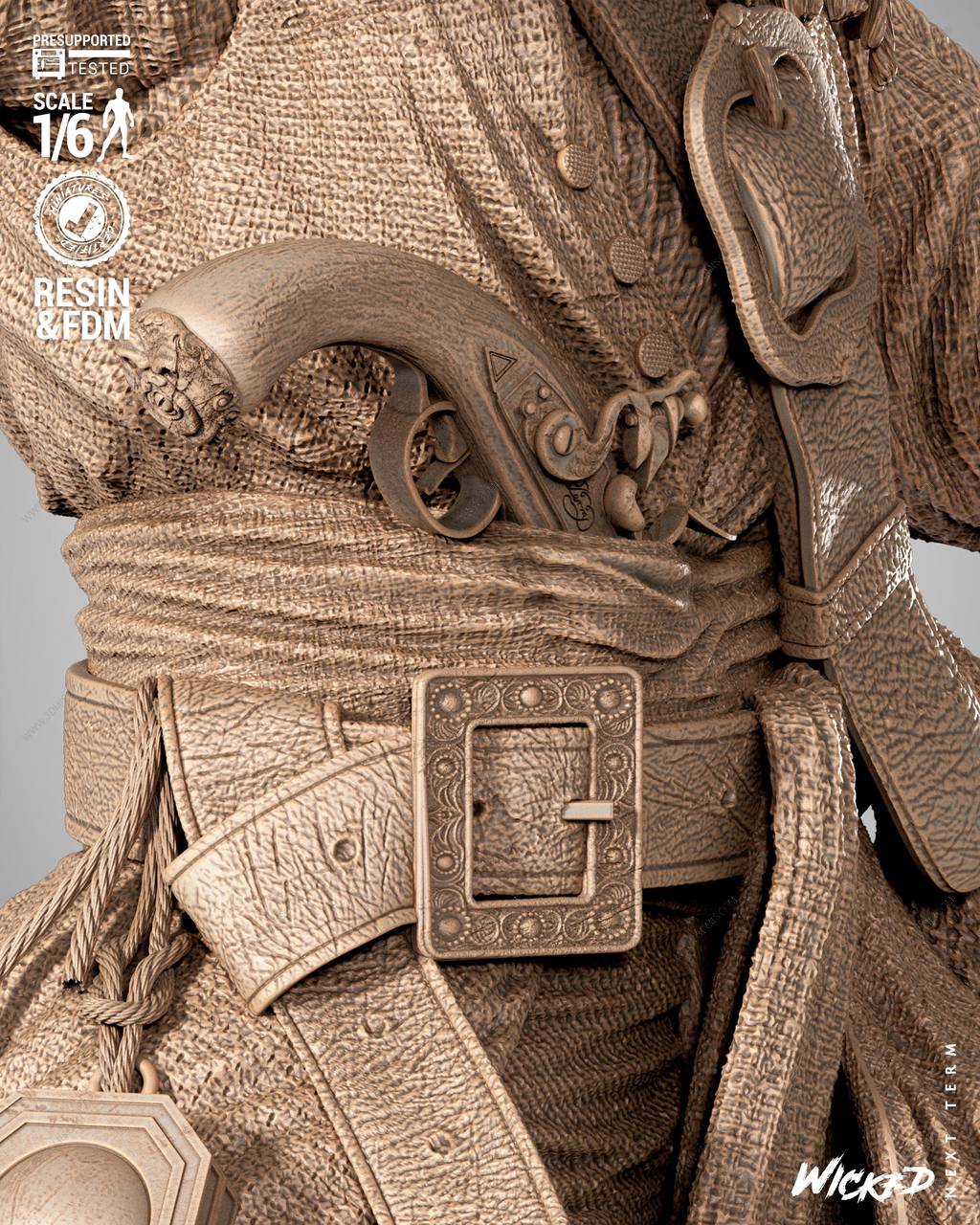 P站图纸印象馆 3DWicked 加勒比海盗 杰克·斯帕罗 3DWicked 加勒比海盗 杰克·斯帕罗