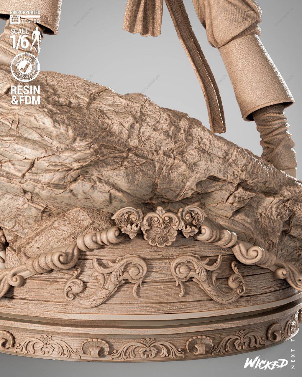 P站图纸印象馆 3DWicked 加勒比海盗 杰克·斯帕罗 3DWicked 加勒比海盗 杰克·斯帕罗