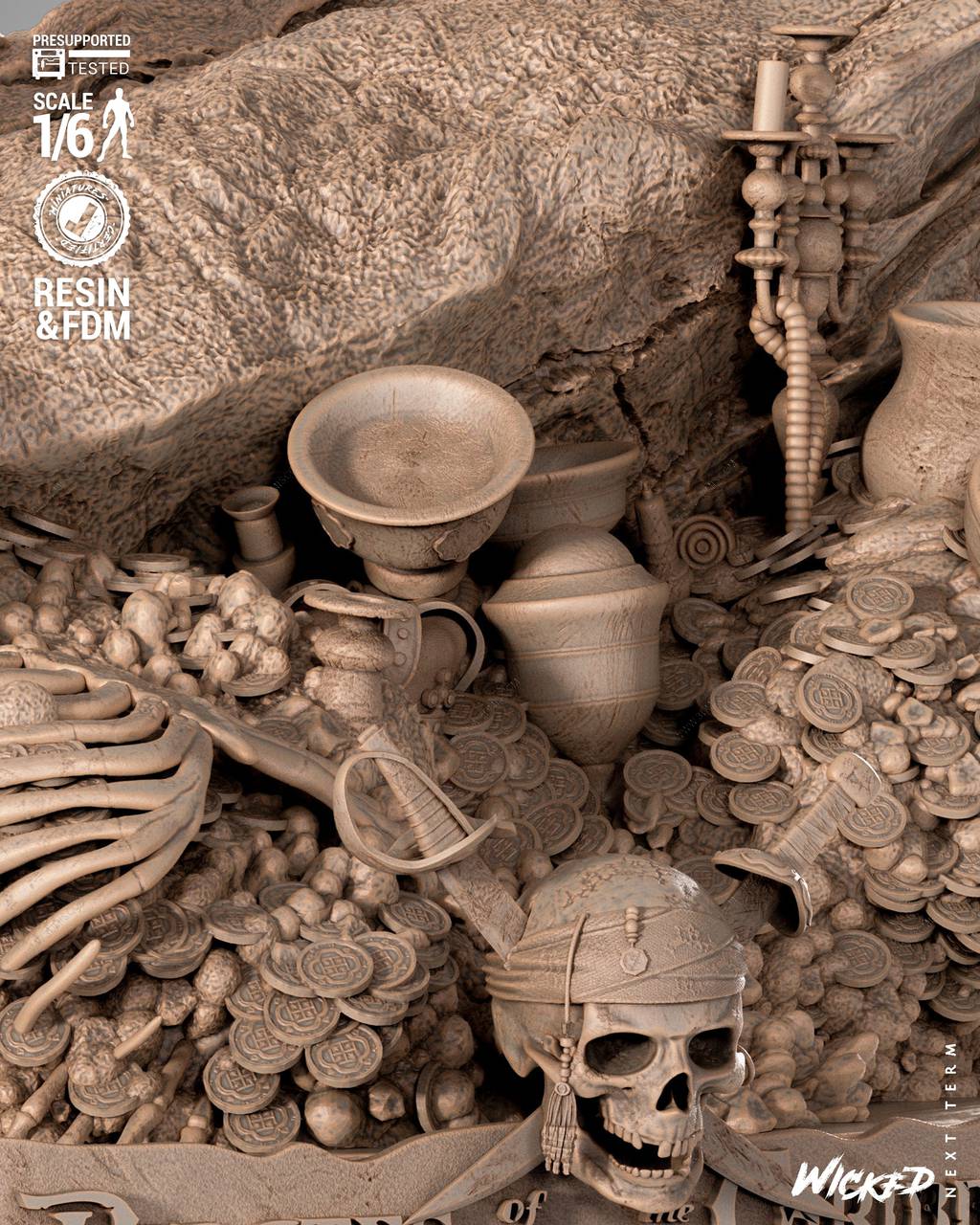 P站图纸印象馆 3DWicked 加勒比海盗 杰克·斯帕罗 3DWicked 加勒比海盗 杰克·斯帕罗