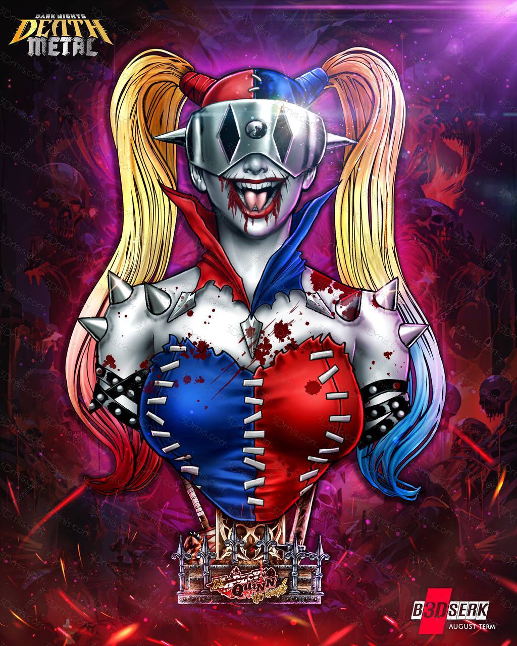 P站图纸印象馆 B3DSERK DC漫画 哈利·奎恩 B3DSERK DC漫画 哈利·奎恩