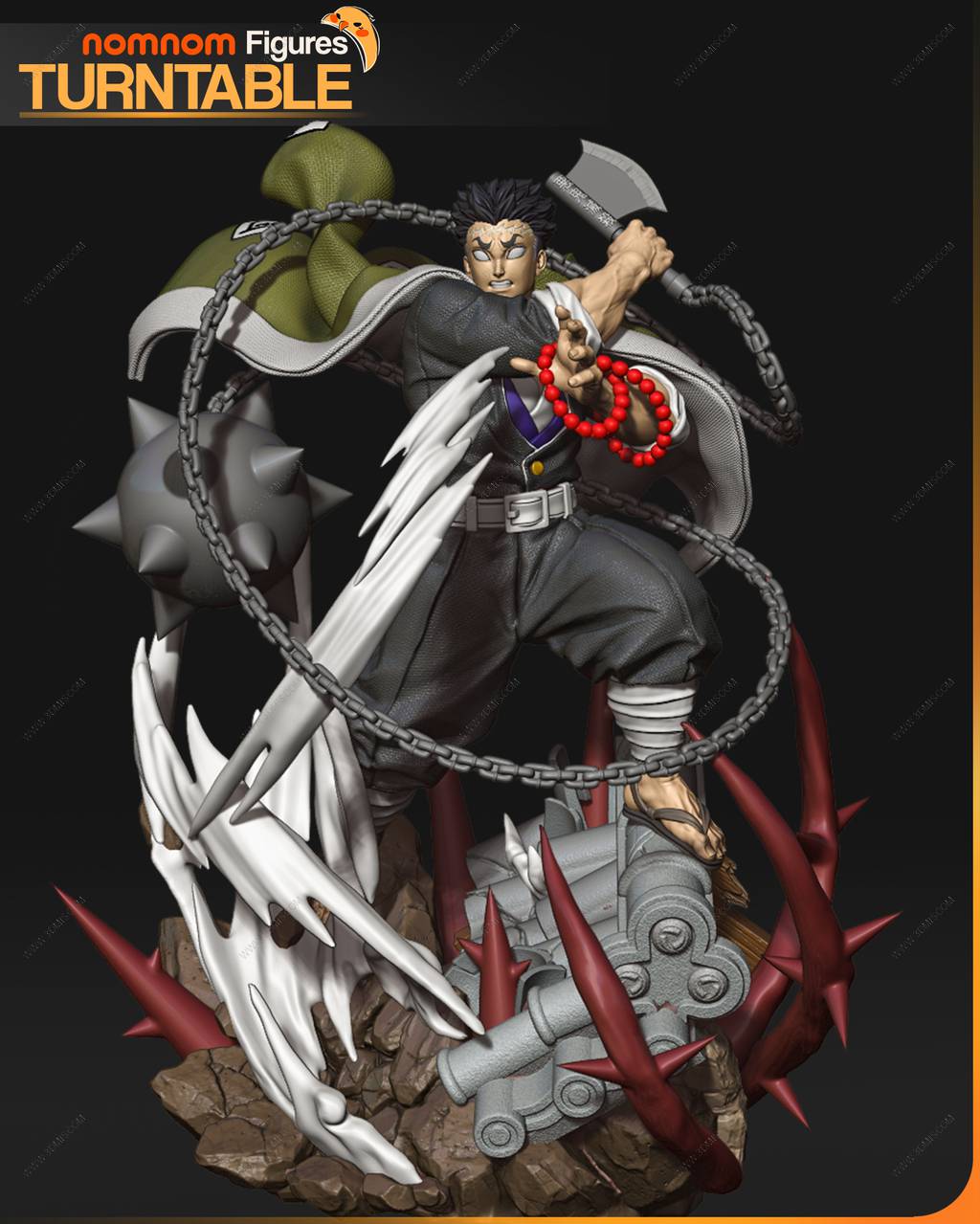 P站图纸印象馆 NomNom 鬼灭之刃 岩柱 NomNom 鬼灭之刃 岩柱