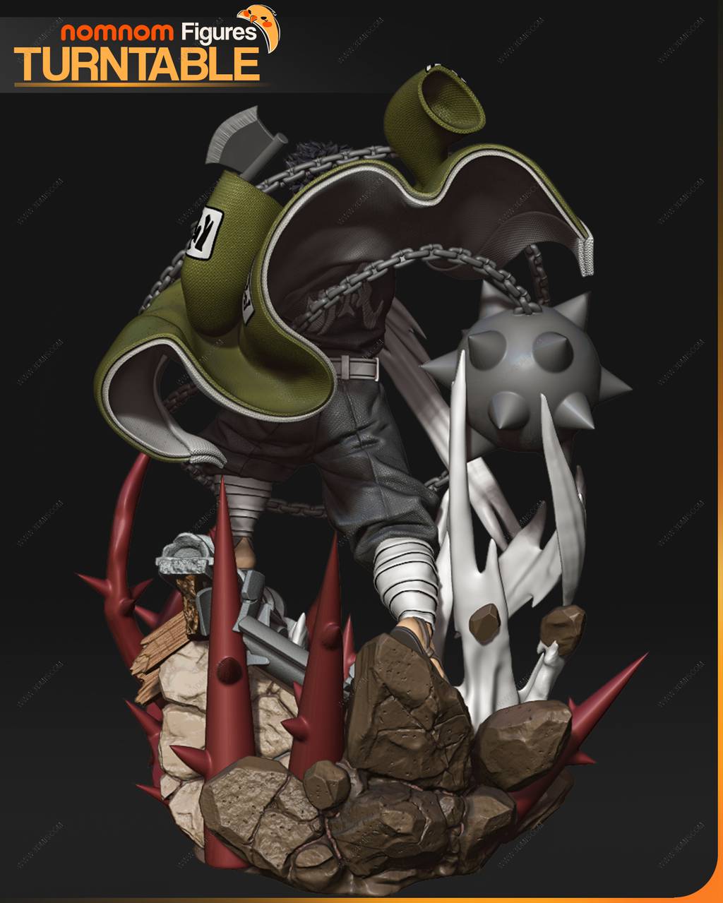 P站图纸印象馆 NomNom 鬼灭之刃 岩柱 NomNom 鬼灭之刃 岩柱