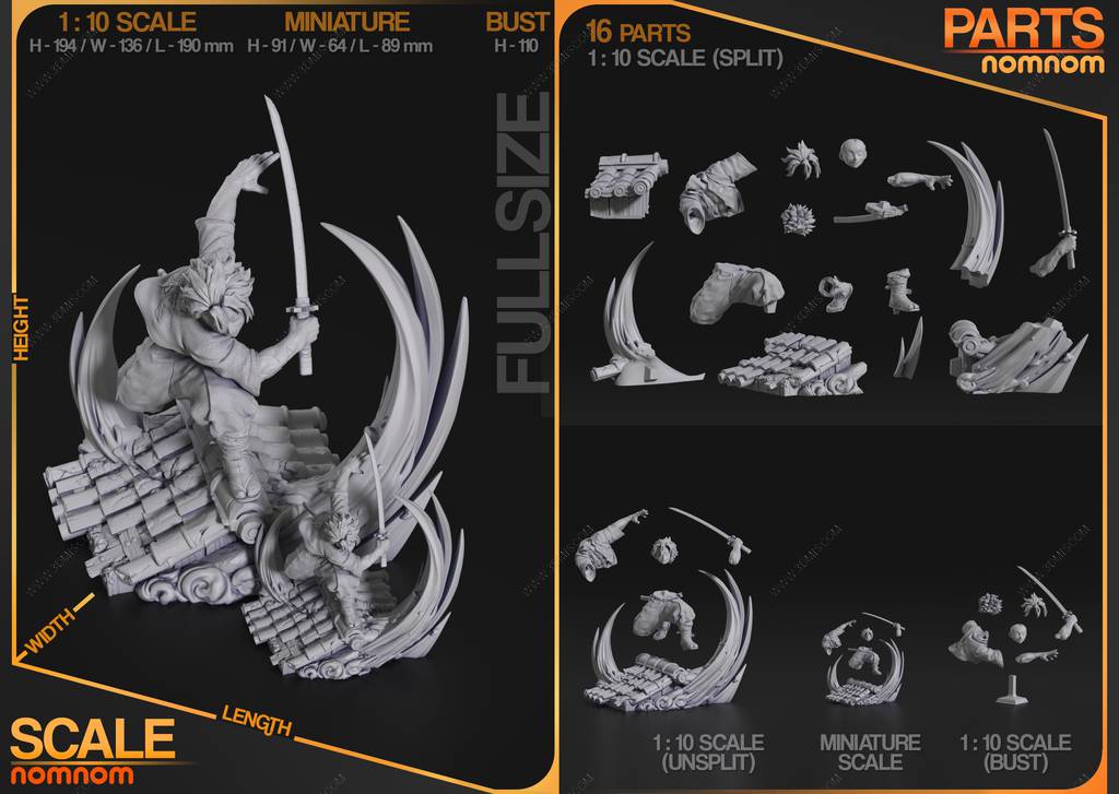 P站图纸印象馆 NomNom 鬼灭之刃 不死川实弥 NomNom 鬼灭之刃 不死川实弥