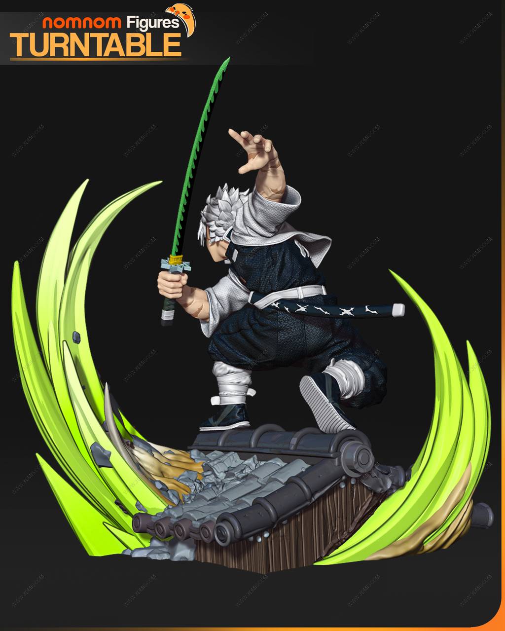 P站图纸印象馆 NomNom 鬼灭之刃 不死川实弥 NomNom 鬼灭之刃 不死川实弥