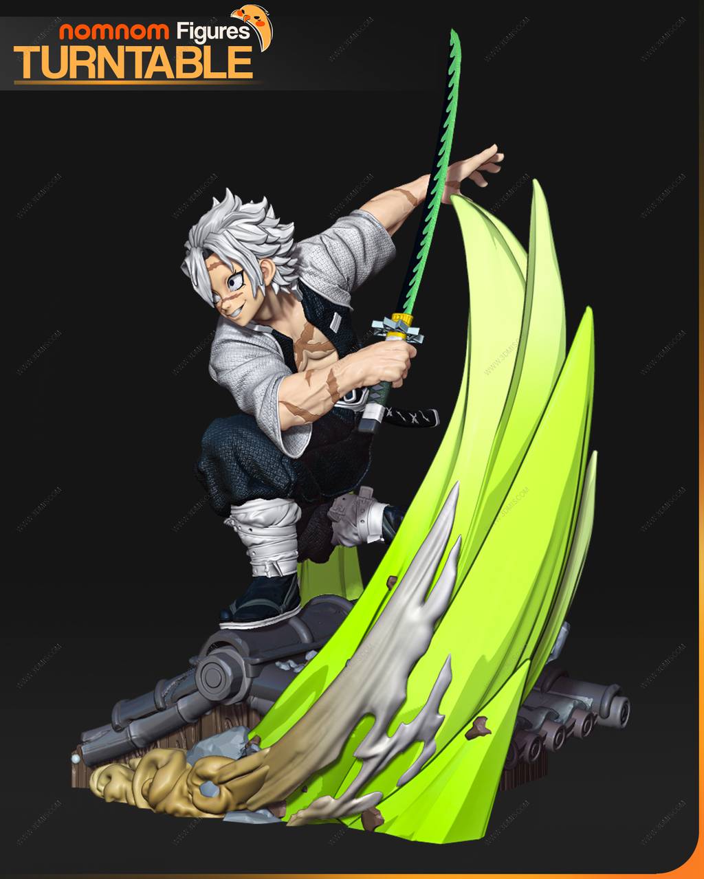 P站图纸印象馆 NomNom 鬼灭之刃 不死川实弥 NomNom 鬼灭之刃 不死川实弥