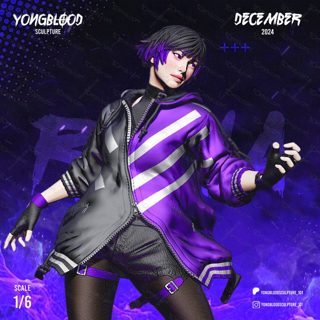 P站图纸印象馆 Yongblood Sculpture 铁拳 蕾娜 Yongblood Sculpture 铁拳 蕾娜