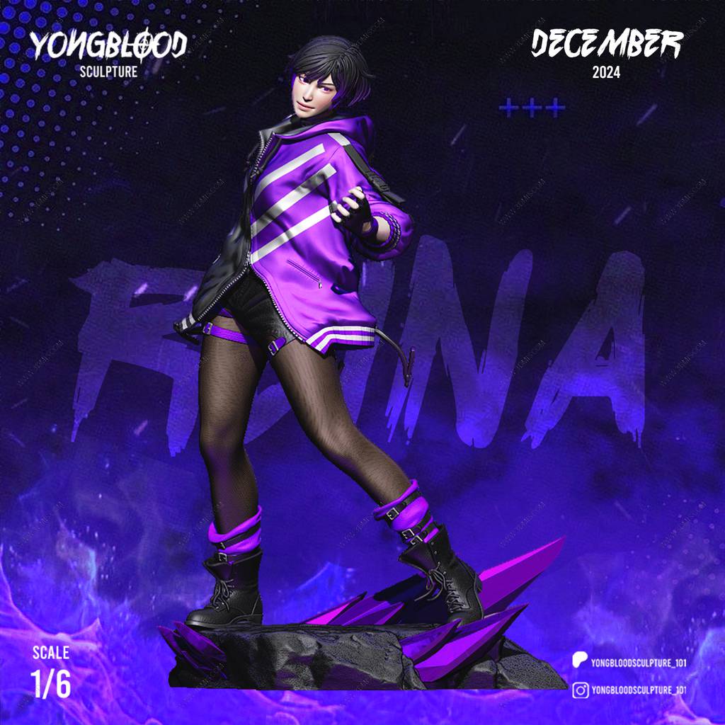 P站图纸印象馆 Yongblood Sculpture 铁拳 蕾娜 Yongblood Sculpture 铁拳 蕾娜