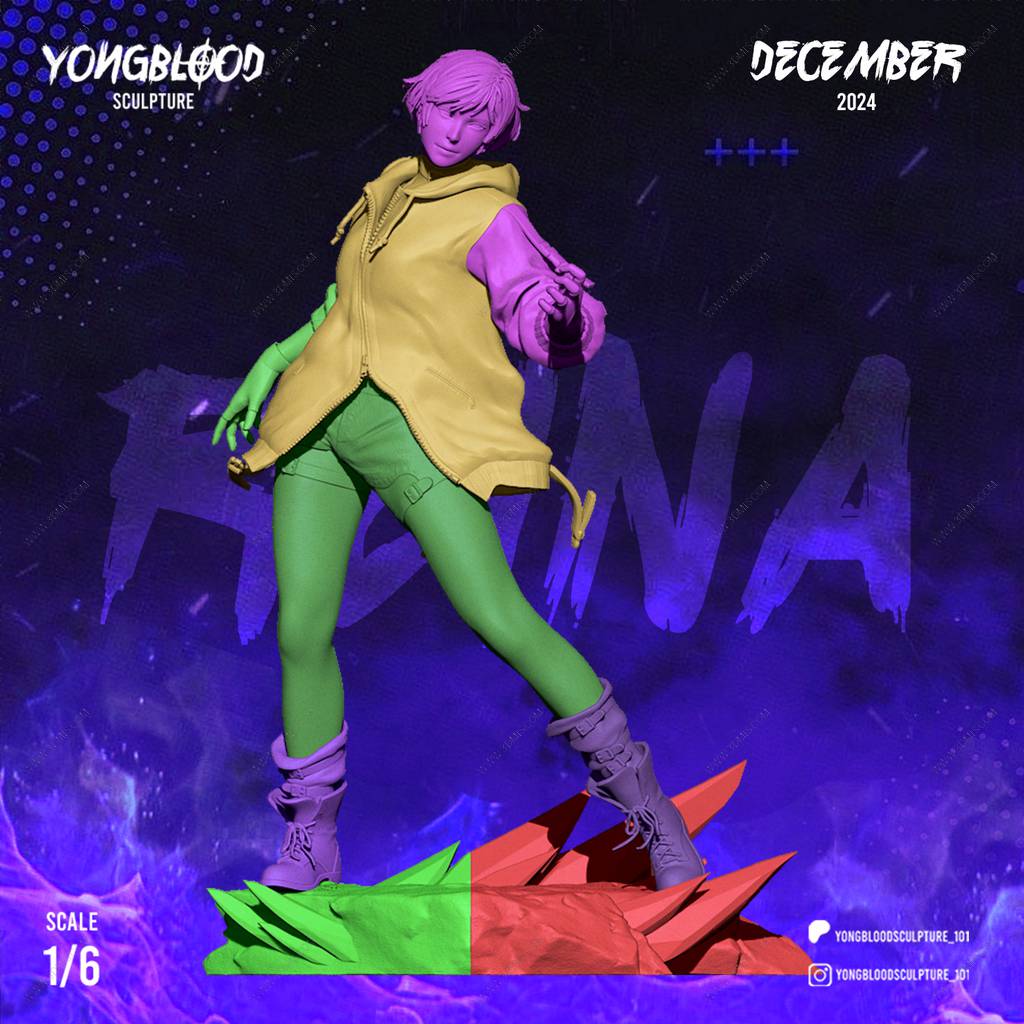 P站图纸印象馆 Yongblood Sculpture 铁拳 蕾娜 Yongblood Sculpture 铁拳 蕾娜